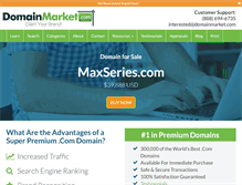 Tablet Screenshot of maxseries.com